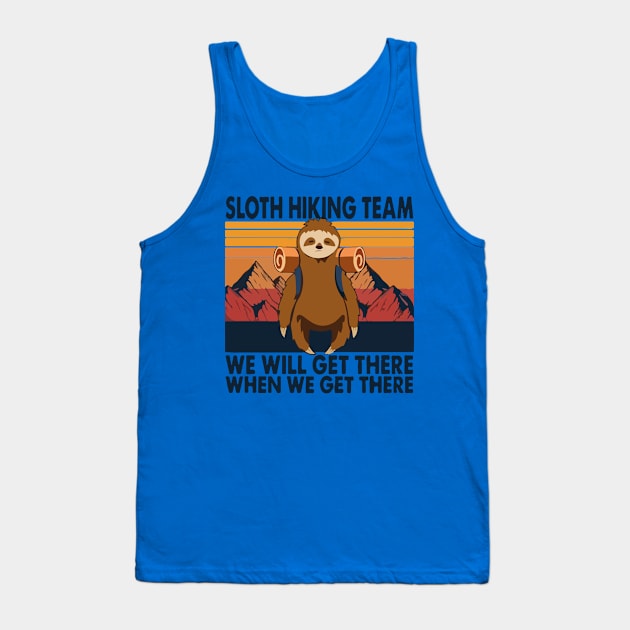 sloth hiking team Tank Top by soanem